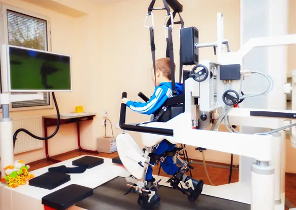 Roboter Technik zur Intensivtherapie bei neurologischer Erkrankung oder Bewegungstherapie